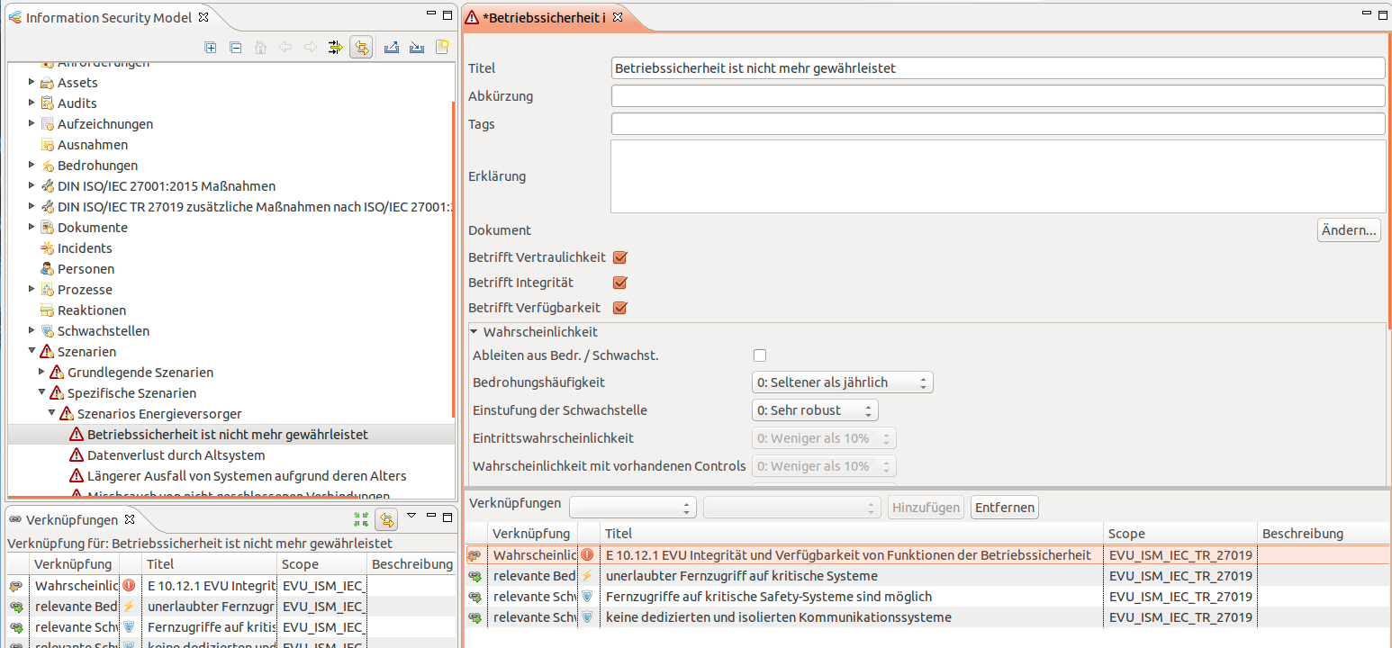 verinice Risikokatalog Plus (ISO 27001 / ISO 27019) inkl. Datenschutzmodul 3